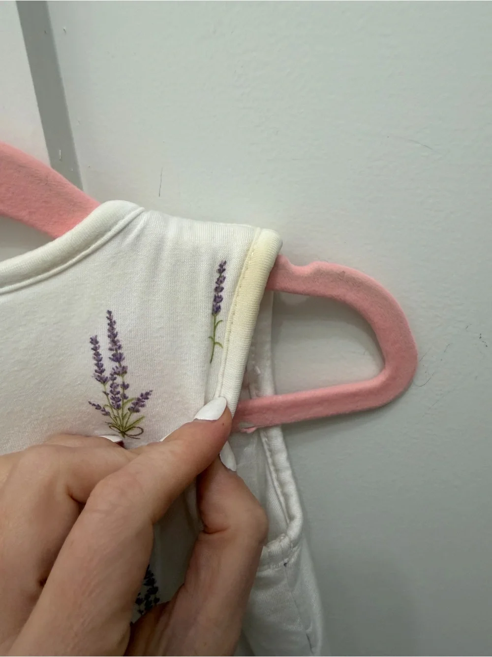 Kyte BABY bamboo sleep sack in Lavender print size XS 1.0tog